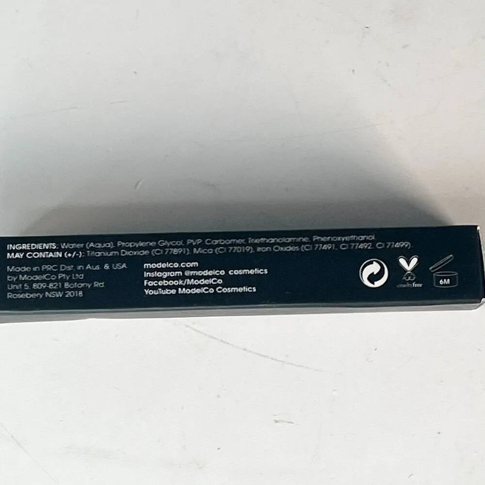 Model Co Eyelites Metallic Liquid Eyeshadow Granite Stick .06oz 1.9g NIB
